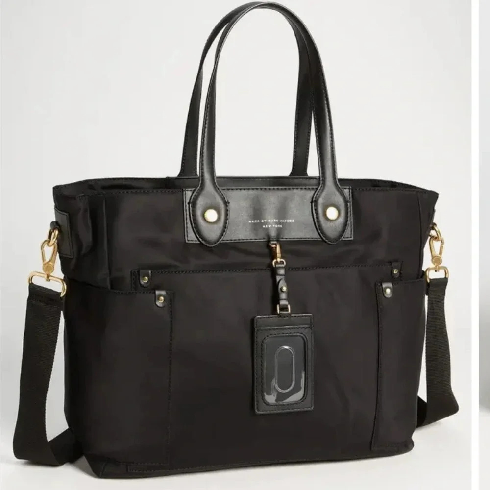 Marc by Marc Jacobs Preppy Nylon/Leather Eliz-a-baby Diaper Bag